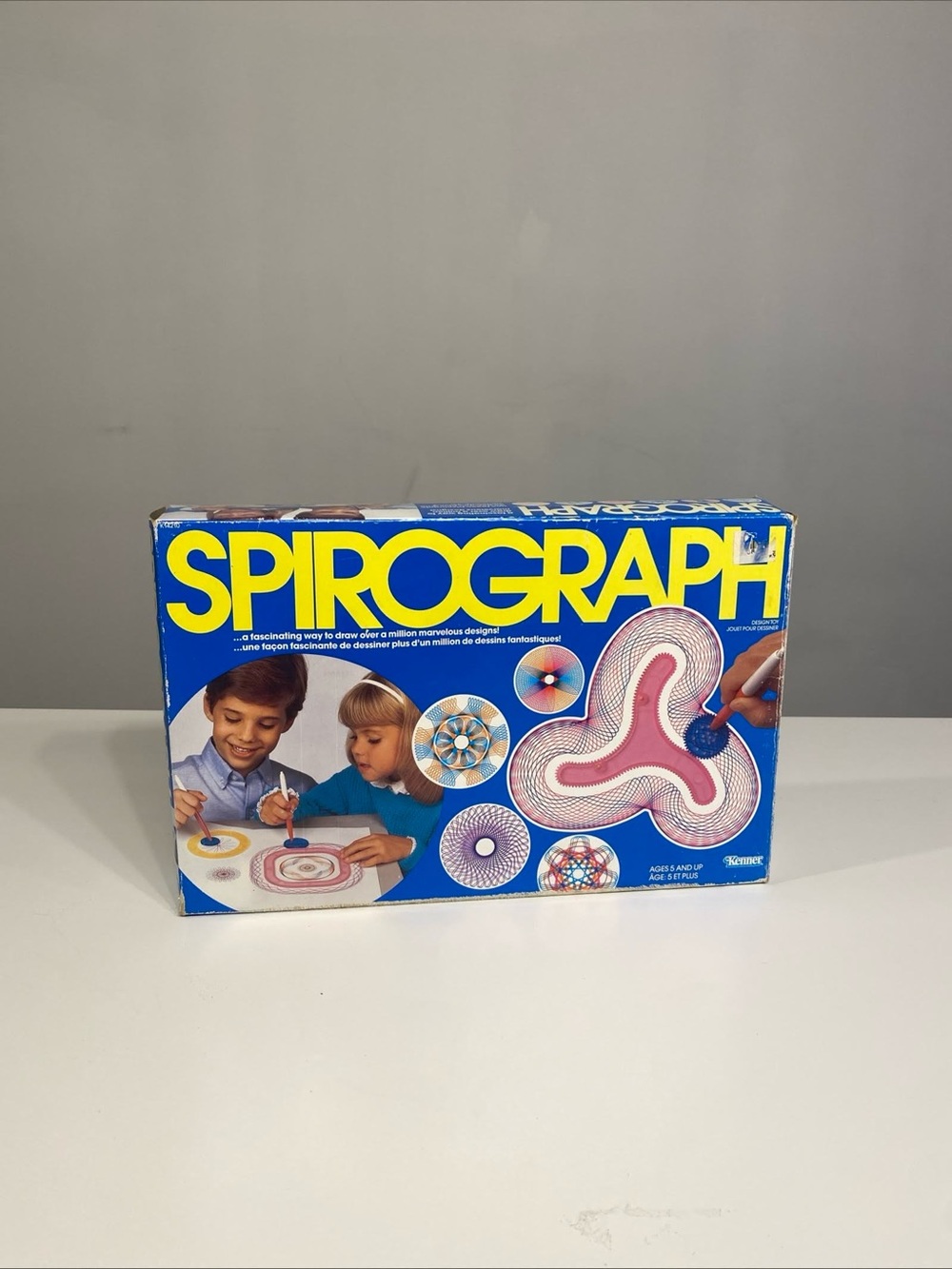 SPIROGRAPH Design Toy w/ Wheels & Gears Original Box w Tray Kenner 1986